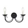 Elstead Lighting CHARTWELL CH2-BLACK Wandlamp 2x60W/E14