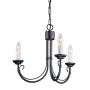 Elstead Lighting CHARTWELL CH3-BLACK Lustre 3x60W/E14