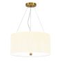 Designer’s Lightbox Pearce DL-PEARCE18-3LT-IV-AB Hanglamp 3x60W/E27
