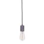 Italux MILLENIA DS-M-010-03 MATT BLACK Hanglamp 1x60W/E27 IP20