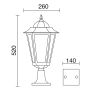 Novolux ELITE 6 096K-G05X1A-01 Vloerlamp 1x42W/E27 IP43