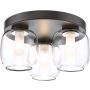 Dar Lighting Edaline EDA5322 Plafondlamp 3x5w/g9 ip44