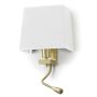 Novolux FIRENZE 507A-Y05X1B-46 Applique murale 2x60W, 3W/E27, LED 240LM IP20