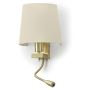 Novolux FIRENZE 507F-Y05X1B-46 Wandlamp 2x60W, 3W/E27, LED 240LM IP20