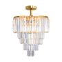 Zuma Line AMEDEO FC17106/6+3+1-GOLD+CL Plafondlamp 10x40W/E14 IP20