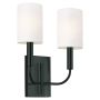 Feiss Brianna FE-BRIANNA2-BK Wandlamp 2x60W/E14