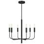 Feiss Brianna FE-BRIANNA6-BK Kroonluchter 6x60W/E14