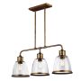 Feiss HOBSON FE-HOBSON-3P-AB Hanglamp 3x75W/E27