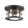 Feiss Lighthouse FE-LIGHTHOUSE-F-BLK Plafonnier 2x40W/E27 IP44