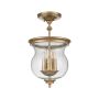 Feiss Pickering Lane FE-PICKERING-LANE-SF-PNBR lampa sufitowa 3x40W/E14  