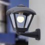 Fumagalli Nardo FMG-NARDO-DARIO-BLK Applique murale 1x23W/E27 IP55