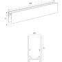 Maxlight MAX NT0014 Accessoire de montage ip20