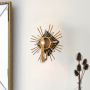 Gilded Nola Sun King GN-SUN-KING-1-G Wandlamp 1x40 W/E14