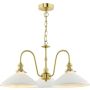 Dar Lighting Hadano HAD0340-10 Kroonluchter 3x40w/E14 ip20
