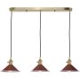 Dar Lighting Hadano HAD3640-08 Hanglamp 3x40w/e14 ip20
