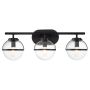 Hinkley Hollis HK-HOLLIS3-C-BK-BATH Wandlamp 3x60W/E14 IP44