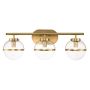 Hinkley Hollis HK-HOLLIS3-C-HB-BATH Applique murale 3x60W/E14 IP44