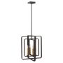 Hinkley Lighting QUENTIN HK-QUENTIN-4P-B Suspension lumineuse 4x60W/E14