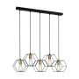 Italux AINA PND-74889-5-BK Hanglamp 5x40W/E27 IP20