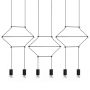 King Home FLUSSO LINE JD0032-6P Suspension lumineuse 6x3W/G9 3000K 1440LM IP20