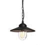 Elstead Lighting KLAMPENBORG KLAMPENBORG8-BK Hanglamp 1x60W/E27 IP44