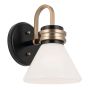 Kichler Farum KL-FARUM1-BK-CPZ Wandlamp 1x3W/G9 3000K 300lm IP44