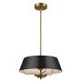 Kichler Luella KL-LUELLA-3P-BKB Hanglamp 3x40W/E14 IP20