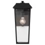 Kichler Mathus KL-MATHUS2-M-BK Applique murale 1x60W/E27 ip44