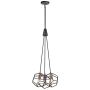 Kichler ROCKLYN KL-ROCKLYN3-RS Hanglamp 3x60W/E27