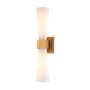 Elstead Lighting Kristy KRISTY-2WB-DG-OPAL Wandlamp 2x4W/G9 3000K 800lm IP44