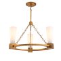 Elstead Lighting Kristy KRISTY3-DG-OPAL Kroonluchter 3x40W/E27 IP20