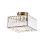 Light Prestige Vetro LP-2910/1C GD square Plafondlamp 1x15W/E27 IP20