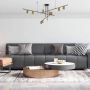 Light Prestige Arizona LP-074/9PL BK/GD Suspension lumineuse 9x50W/GU10 IP20