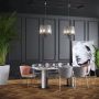 Light Prestige Mona LP-5005/5P czarna Kroonluchter 5x40W/E14 IP20