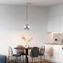 Light Prestige Palla LP-2844/1P CH Hanglamp 1x60W/E27 IP20