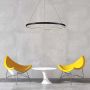 Light Prestige Ring LP-909/1P L BK CCT Suspension lumineuse 1x48 W/LED 3000K|4000K|6000K 2880 lm IP20