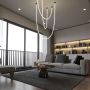 Light Prestige Rope Light LP-642/2M Smart Suspension lumineuse 1x25W/LED 2700K-6500K 6600 lm IP20