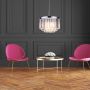 Light Prestige Vetro LP-2910/5P Hanglamp 5x40W/E14 IP20