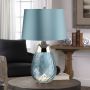 Elstead Lighting LENA SMALL LENA-TL-S-BLUE Lampe de table 1X7W/GU10+1x60W/E27