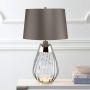 Elstead Lighting LENA SMALL LENA-TL-S-SMOKE Tafellamp 1X7W/GU10+1x60W/E27
