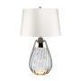 Elstead Lighting LENA SMALL LENA-TL-S-SMOKE-OWSS Lampe de table 1X7W/GU10+1x60W/E27