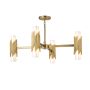 Elstead Lighting Marvele MARVELE8-AB-OPAL Lustre 8x40W/E14 IP20