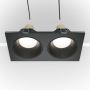 Maytoni ZOOM DL033-2-02B Spot encastré 2x50W/GU10 IP65