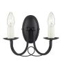 Elstead Lighting MINSTER MN2-BLACK Applique murale 2x60W/E14