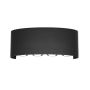 Italux ORTELO OWL-451-4-BL Wandlamp 1x8W/LED 3000k 738LM IP54