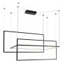 Maxlight GEOMETRIC P0271D Hanglamp 3x26,6W/LED 3000K 6400LM IP20