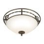 Elstead Lighting PEMBROKE PB-F-A-BLK-GOLD Plafondlamp 2x60W/E27