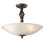 Elstead Lighting PEMBROKE PB-SF-A-BLK-GOLD Lampe de plafond 3x60W/E27