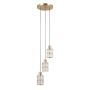 Italux Alma PND-40668-3-HBR Hanglamp 3x40W/E27 IP20