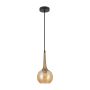 Italux Favera PND-42361-1-BRO-AMB Hanglamp 1x40W/E27 IP20